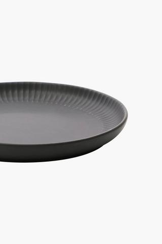 Stoneware Rib Side Plate