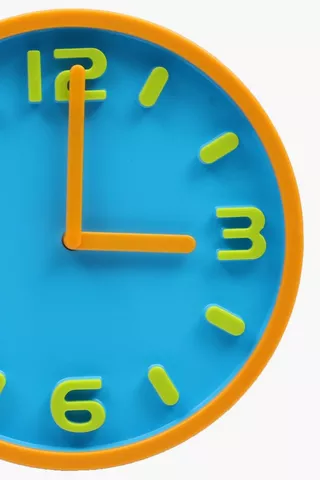 Plastic Wall Clock, 30cm