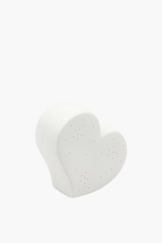 Cut Out Ceramic Heart Light