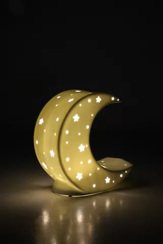 Cut Out Ceramic Moon Light