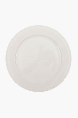 Embossed Porcelain Dinner Plate