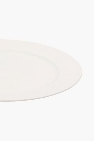 Embossed Porcelain Dinner Plate