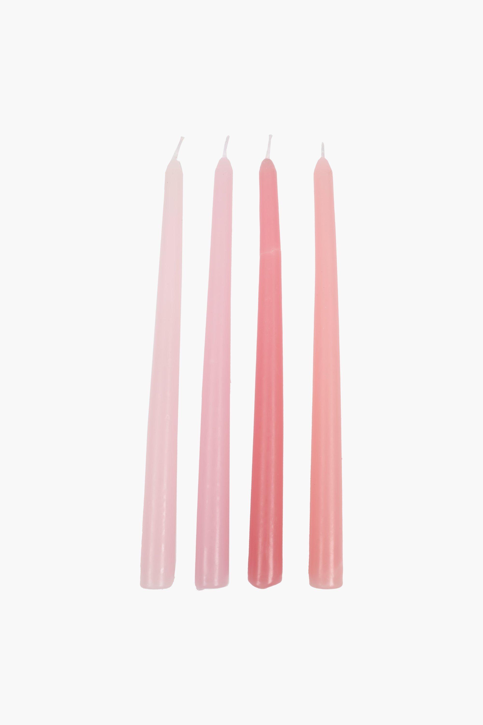 4 Piece Dinner Candles, 25cm