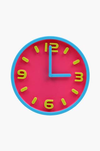 Plastic Wall Clock, 30cm
