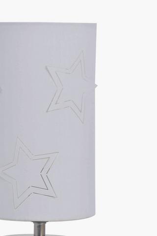 Cut Out Stars Barrel Lamp Set