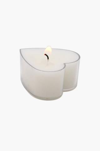 9 Pack Heart Tealight Candles
