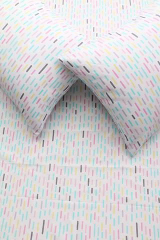 Polycotton Printed Glam Fitted Sheet