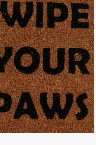 Coir Wipe Your Paws, 40x60cm