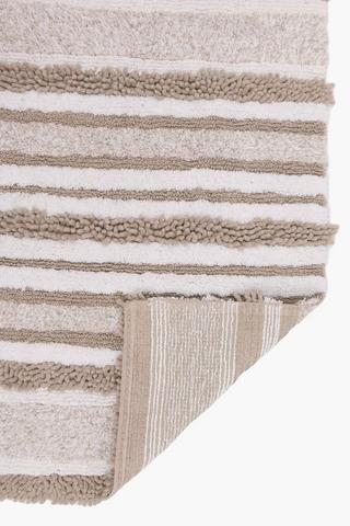 2 Piece Mingle Stripe Bath Mat Set