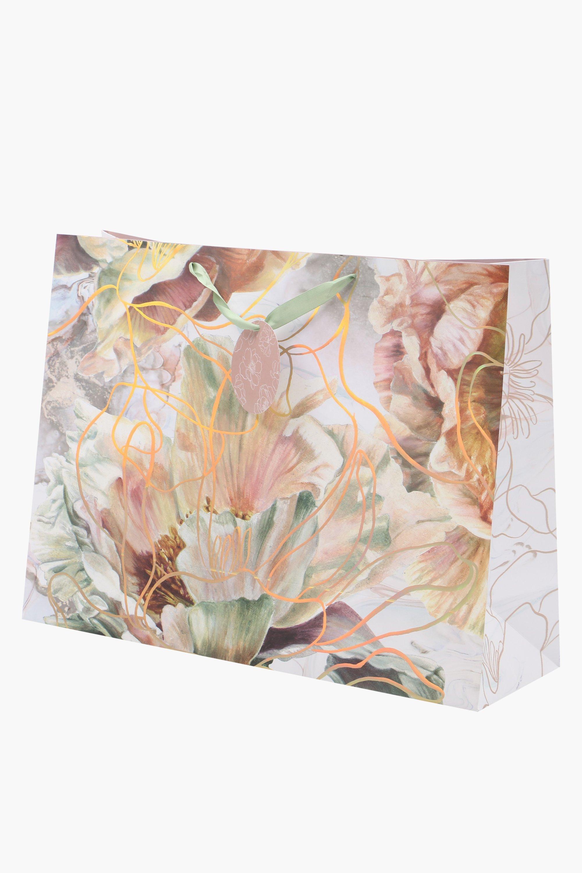 Floral Gift Bag Extra Large