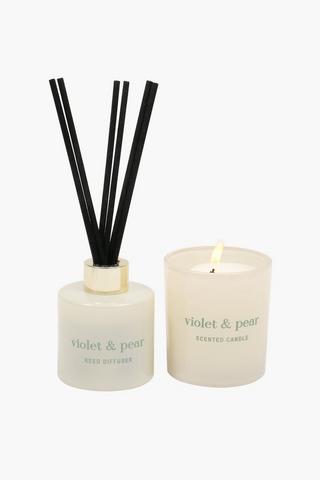 Voilet And Pear Fragrance Gift Set