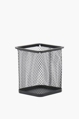 Mesh Square Pen Holder