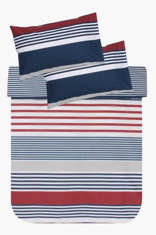 Cape Cod Stripe Duvet Cover Set – Ochre