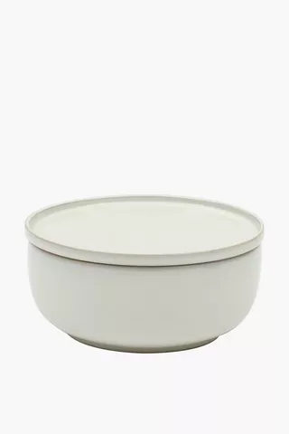 Stoneware Glaze Bowl And Side Plate Set