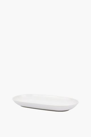 Oval Stoneware Platter, 26cm