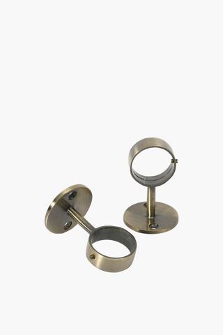 2 Pack Metal Ceiling Brackets, 35mm