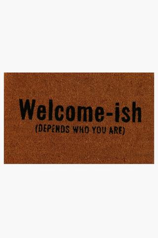 Coir Welcome Door Mat 40x60cm