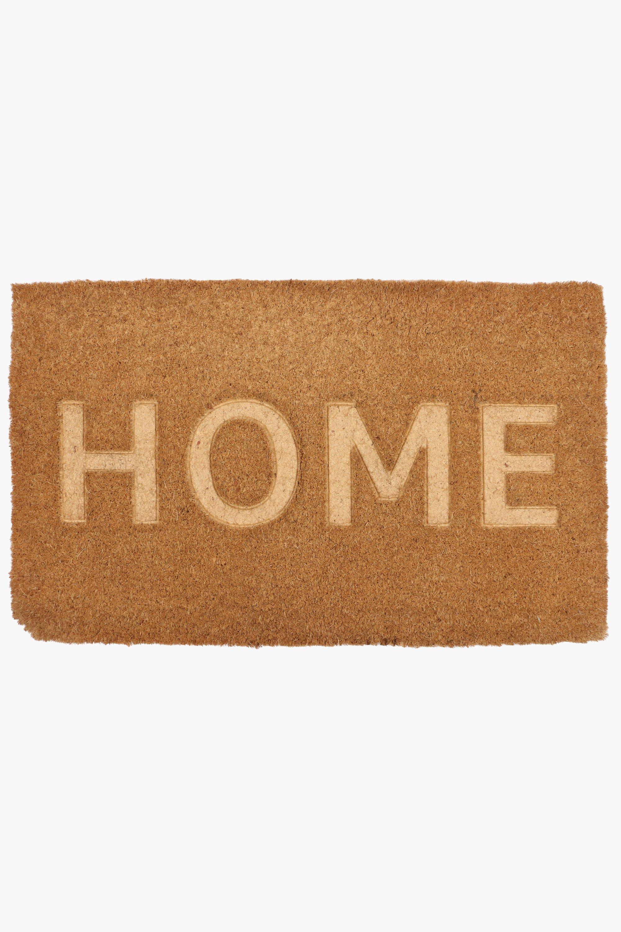 Coir Script Door Mat 45x75cm