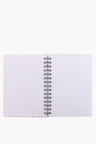 Pearl Floral Spiral Notebook A5