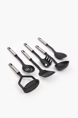 6 Piece Nylon Utensil Set
