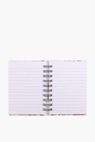Gemma Floral Spiral Notebook A6