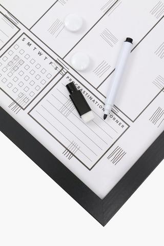 Magnetic Weekly Planner With Marker