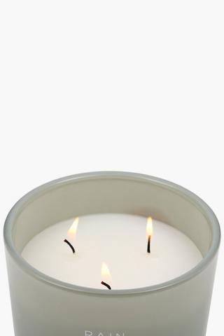 Rain 3 Wick Candle, 8x12cm