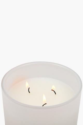 Vanilla Glass Multi-wick Candle