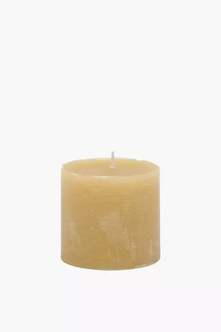 Lemon Bergamot Pillar Candle, 7x7,5cm
