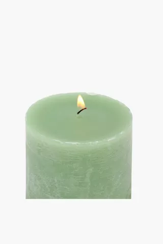Lemongrass Lime Pillar Candle, 7x7,5cm