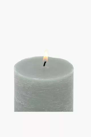 Rain Pillar Candle, 7x7,5cm