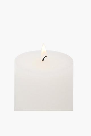 Vanilla Pillar Candle, 7x7,5cm