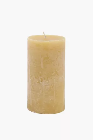 Bergamot Pillar Candle, 7,5x14cm