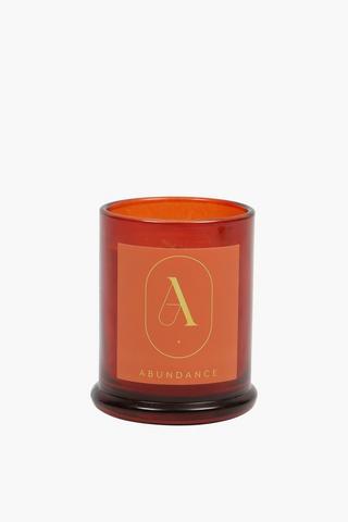 Abundance Glass Candle, 9x7cm