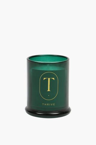 Thrive Glass Candle, 9x7cm