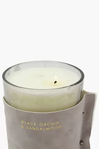 Leather Orchid And Sandalwood Candle