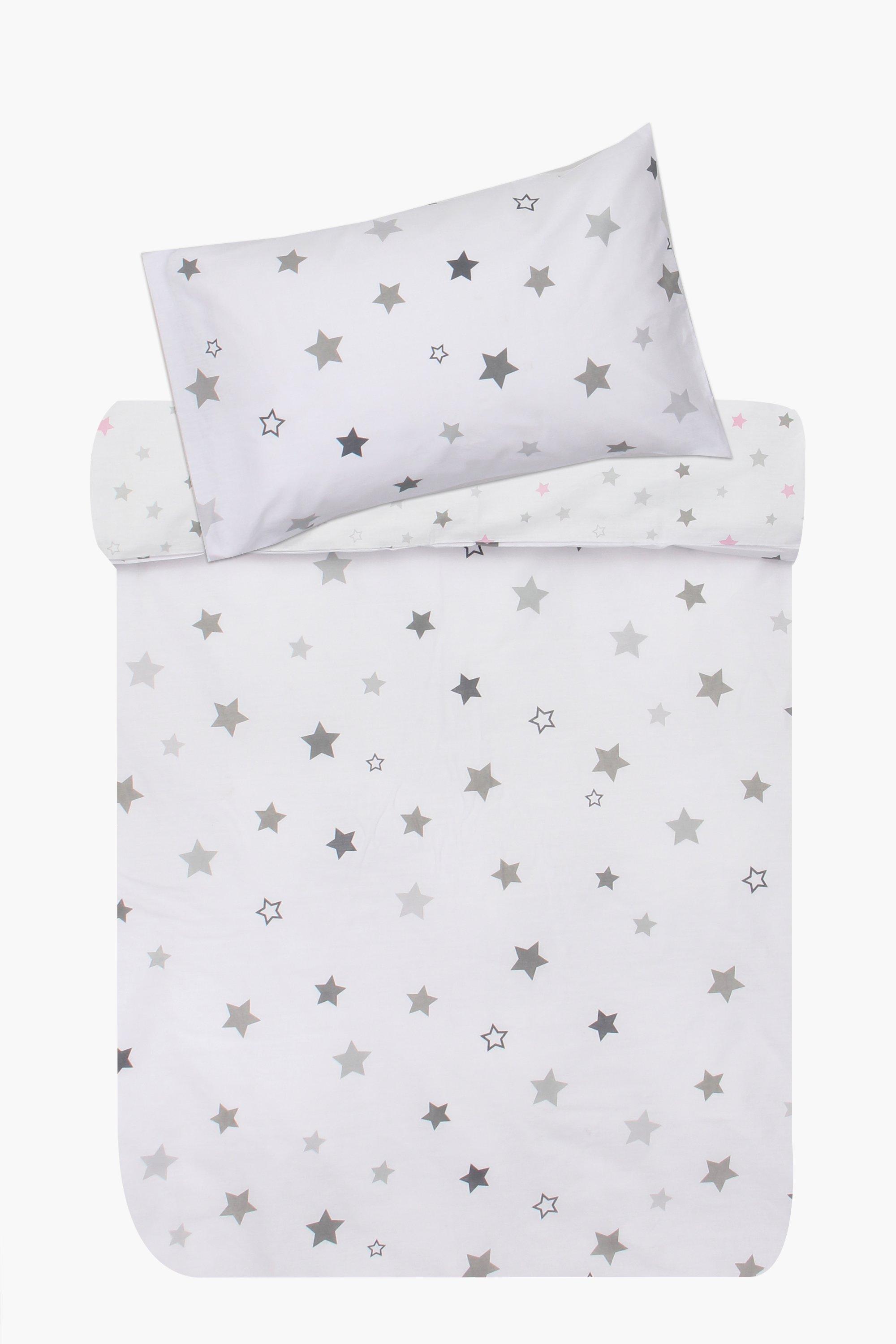 Polycotton Stars Stitch Duvet Cover Set