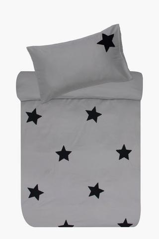 Soft Touch Tufted Star Duvet Cover Set