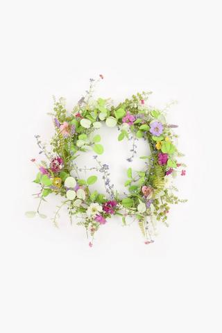 Wild Flower Wreath, 55cm