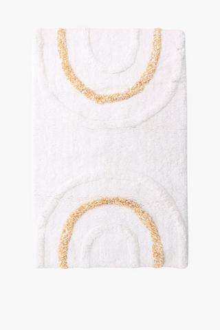 Tufted Arch Cotton Bath Mat