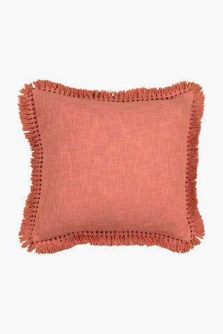 Edge Fray Scatter Cushion, 50x50cm