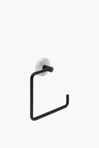 Metal And Marble Toilet Roll Holder
