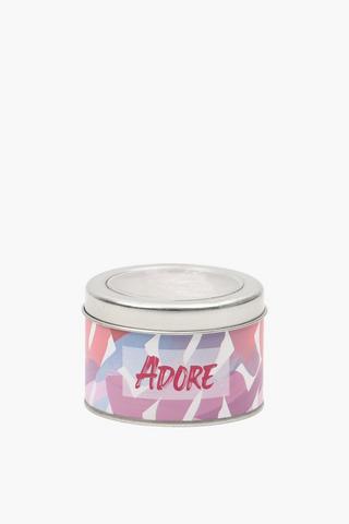 Adore Tin Candle, 8x5cm