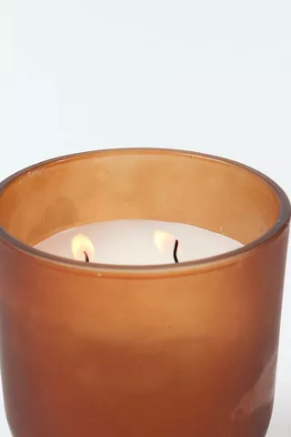Frosted Jar Candle, 10x12cm
