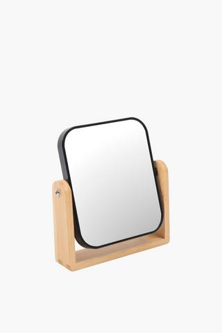 Swivel Bamboo Mirror