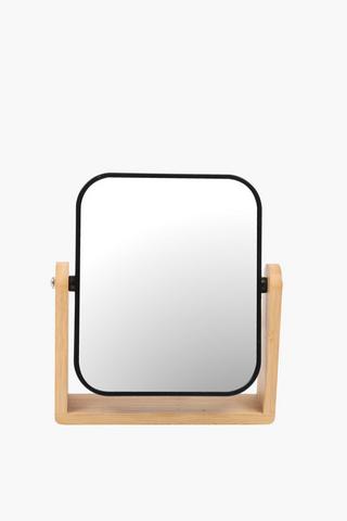Swivel Bamboo Mirror