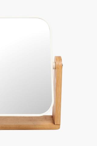 Swivel Bamboo Mirror