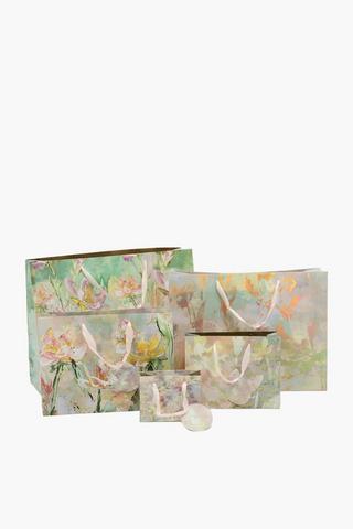 Pearl Floral Gift Bag Large