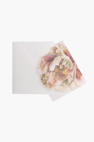 Floral Cut Out Gift Card