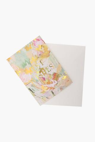 Pearl Floral Gift Card A6